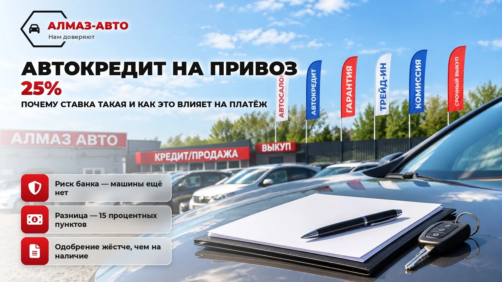 Автокредит на привозное авто: как банк считает риск и почему это влияет на ставку